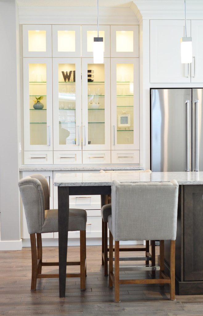 kitchen, cabinet, counter, chair, refrigerator, fridge, interior, home, kitchen cabinets, decor, modern, furniture, room, seating, contemporary, white, luxury, kitchen, kitchen, kitchen, kitchen, kitchen, refrigerator, refrigerator, refrigerator, refrigerator, fridge, fridge, fridge, fridge, kitchen cabinets, furniture